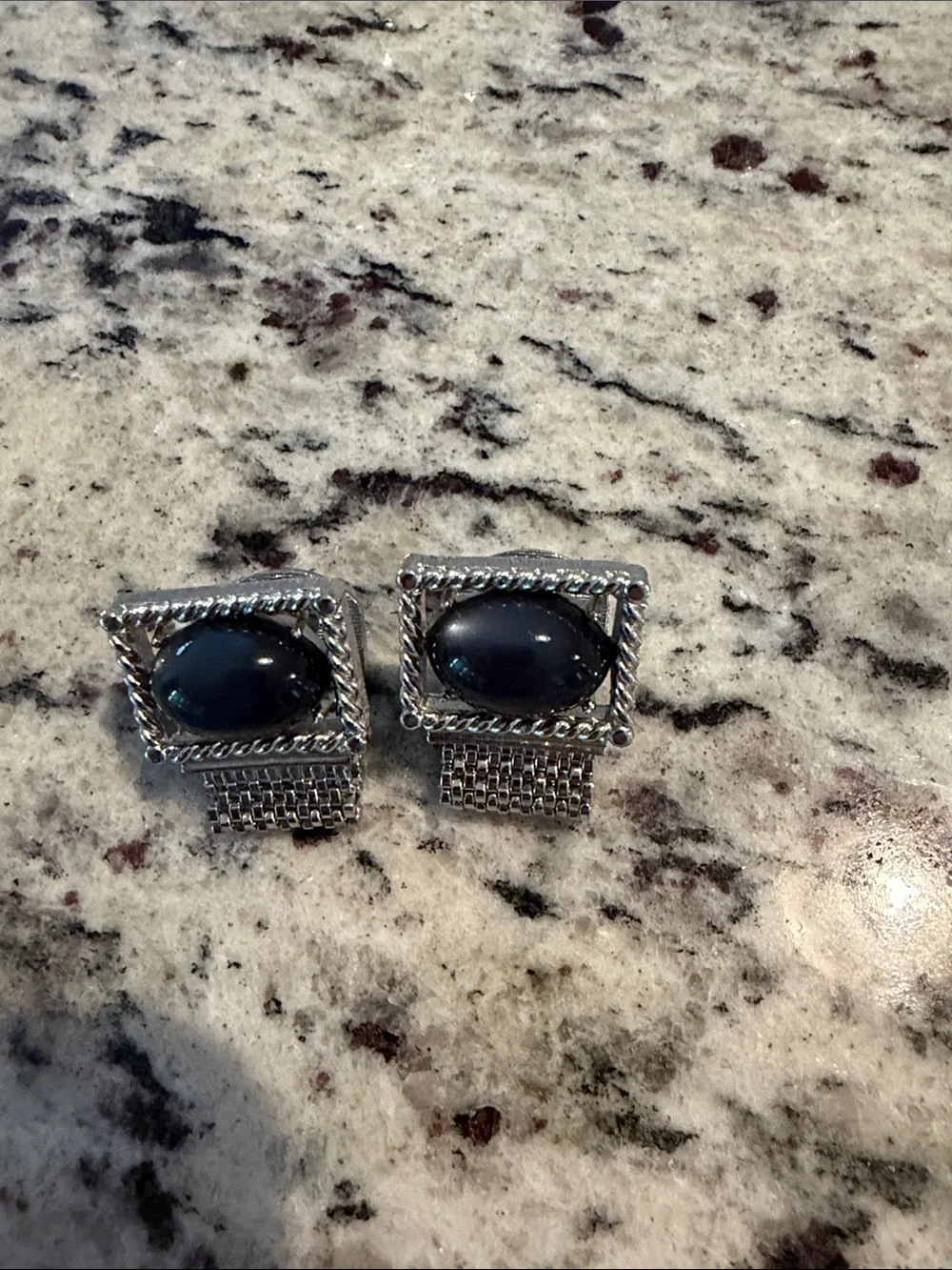 Mixed Gold & Silver Cufflink Set